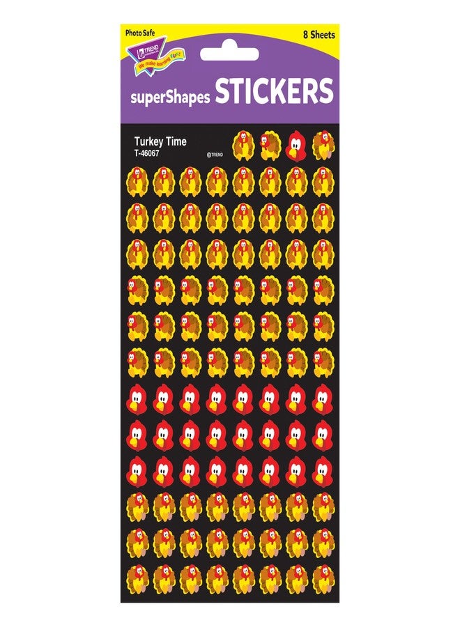 Trend Enterprises Trend Turkey Time superShapes Stickers, Classroom Incentives, 800 Count - Image 3